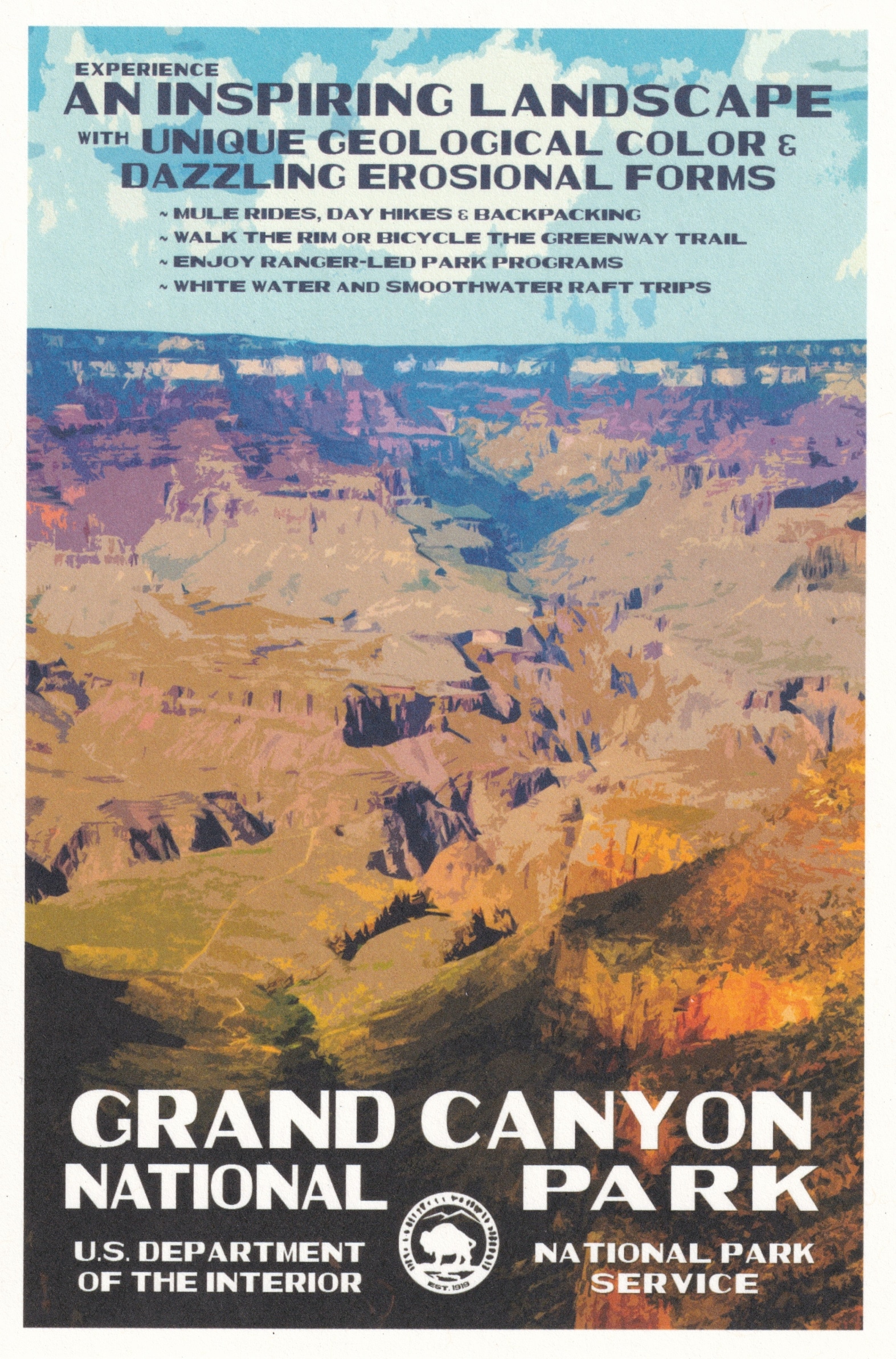Grand Canyon National Park Postcard The Postcard Maven