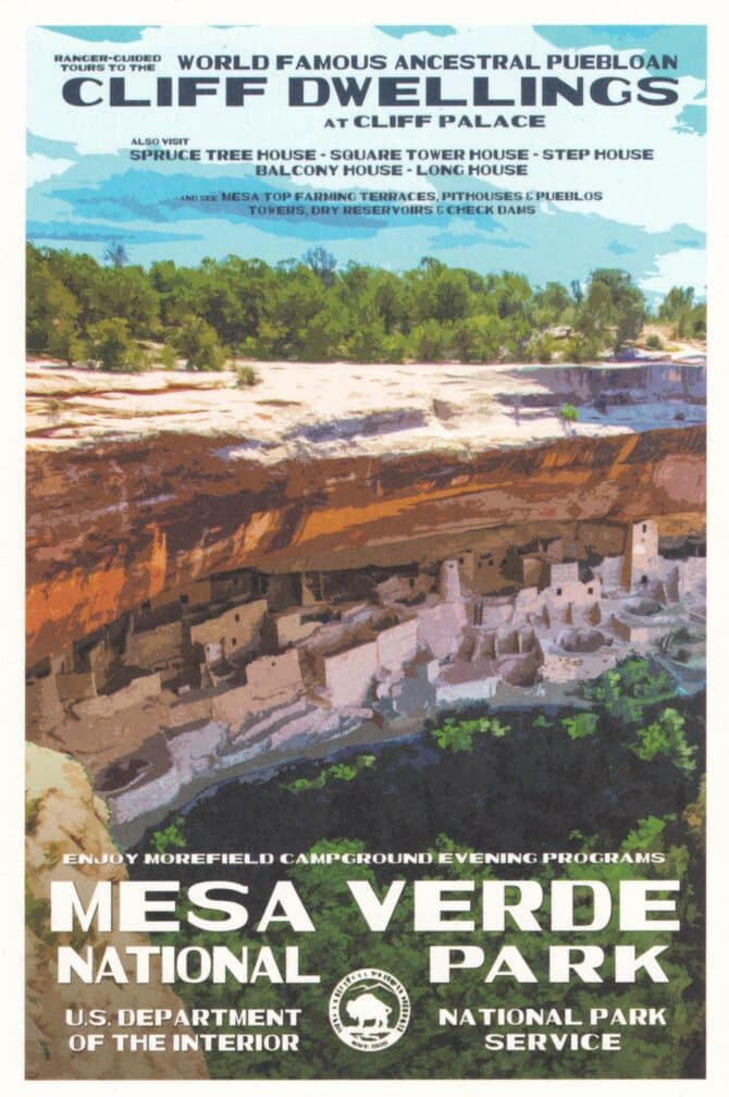 Mesa Verde National Park Postcard