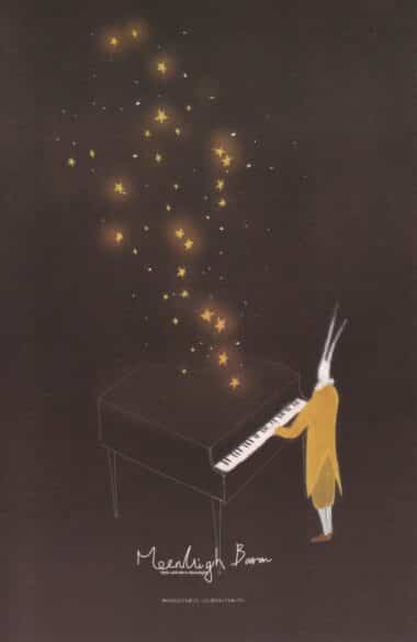 Starlight Sonata Glow-in-the-Dark Moonlight Baron Postcard