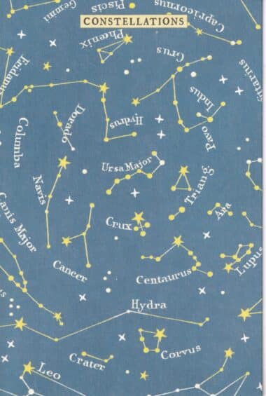 Constellations Map Postcard
