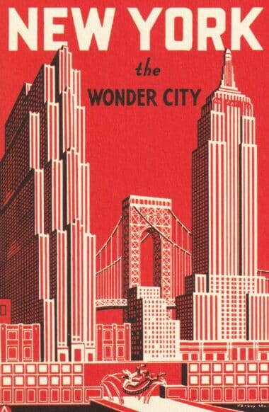 Red New York Postcard