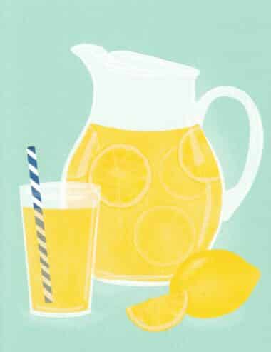 Lemonade Postcard