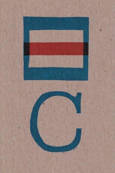 Nautical Alphabet Flags Postcard Letter C
