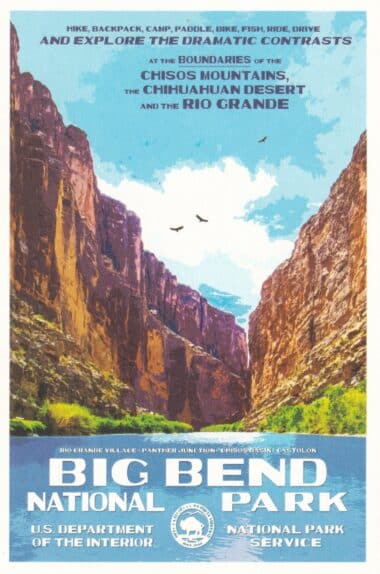 Big Bend National Park Postcard