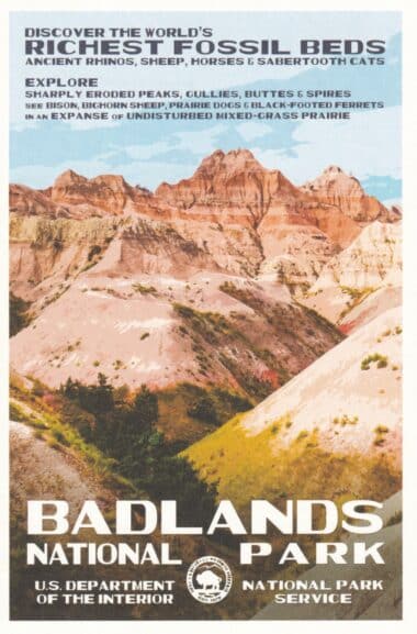 Badlands National Park Postcard