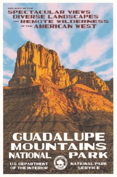Guadalupe Mountains National Park Postcard