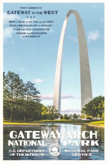 Gateway Arch National Park Postcard