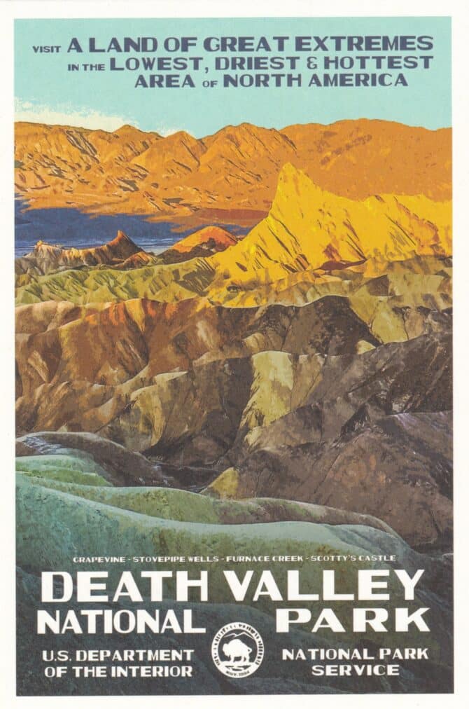 Death Valley National Park Postcard
