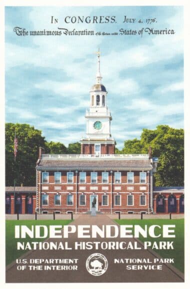 Independence National Historical Park Postcard