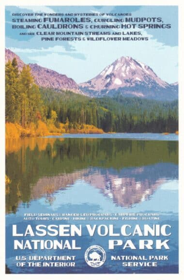 Lassen Volcanic National Park Postcard