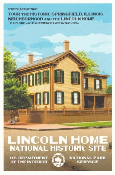 Lincoln Home National Historic Site Postcard