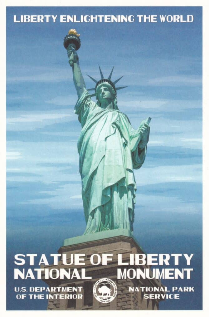 Statue of Liberty National Monument Postcard