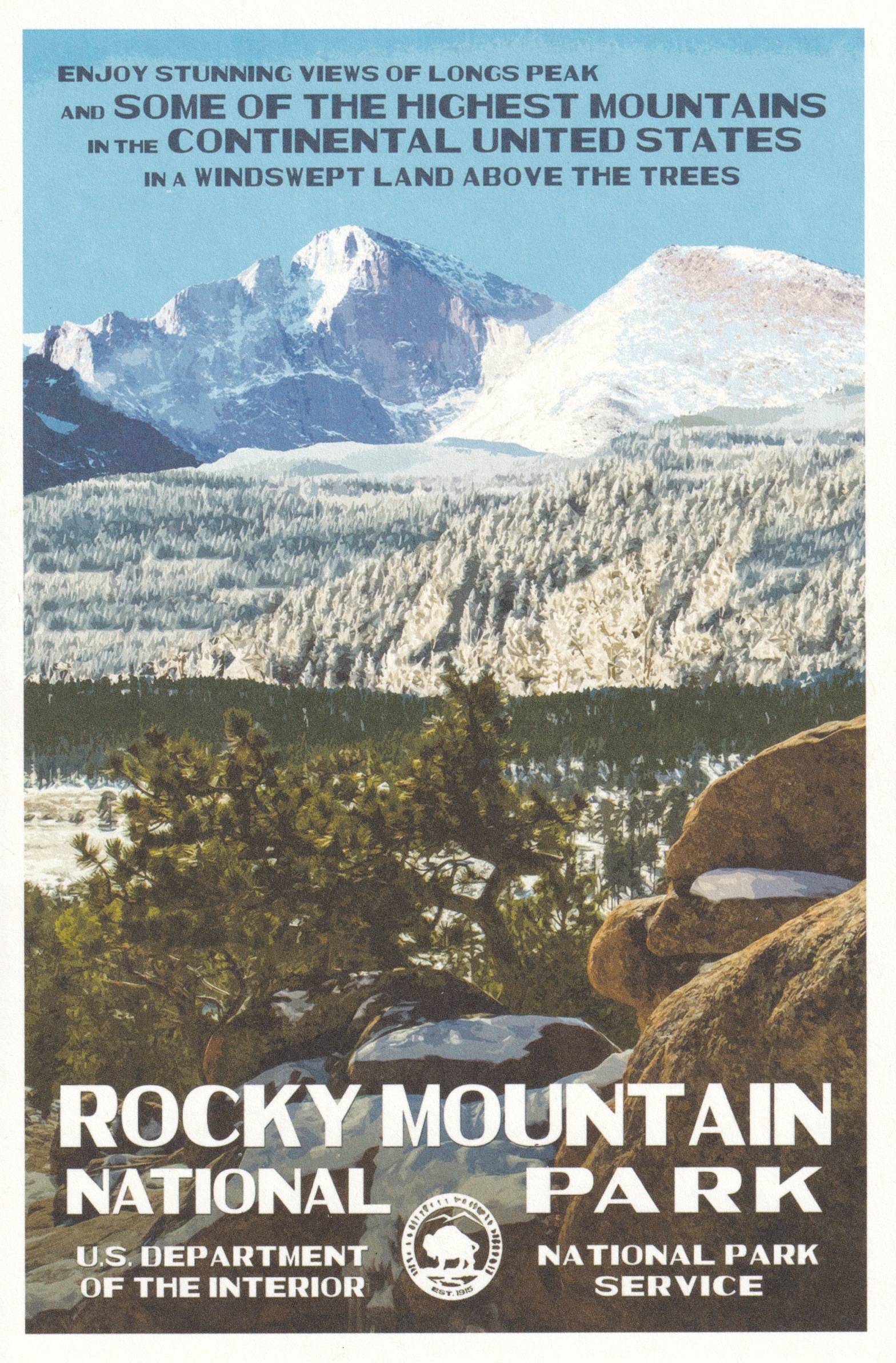 RMNP Adult Coloring Book & Postcards - Rocky Mountain Conservancy