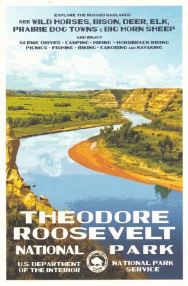 Theodore Roosevelt National Park Postcard