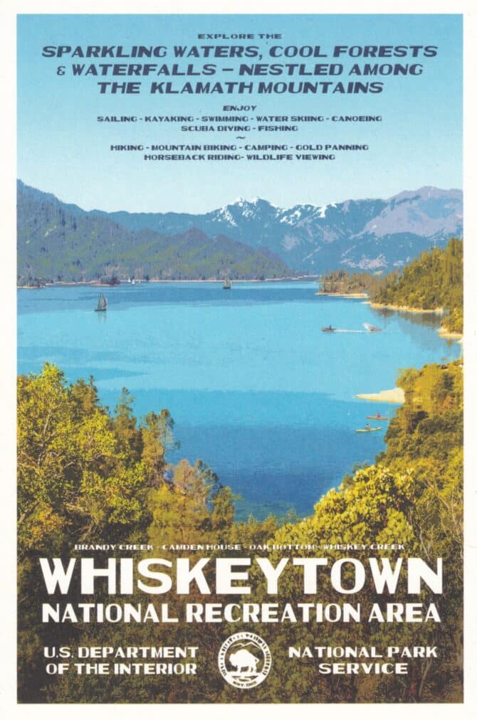 Whiskeytown National Recreation Area Postcard