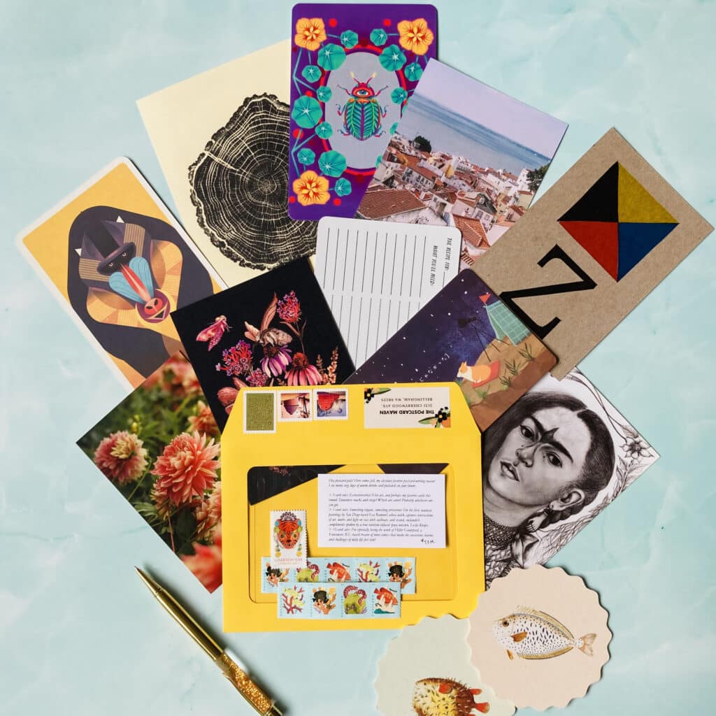 Monthly Postcard Subscription The Postcard Maven