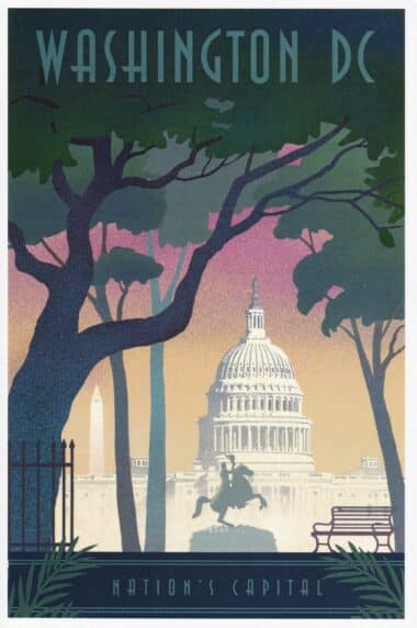 Washington DC District of Columbia Postcard