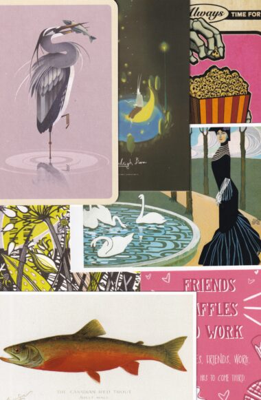 Almost-Perfect Postcard Examples