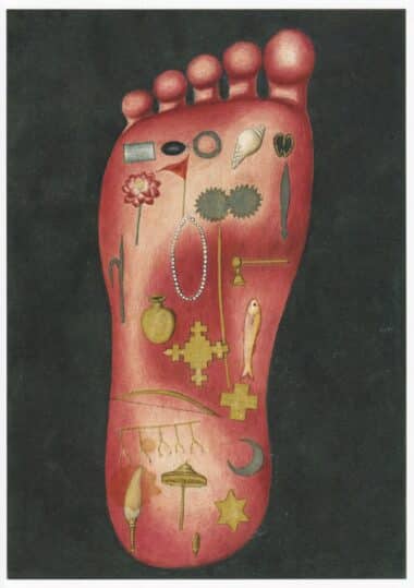 The Foot of Ráma Adhyatma Ramayana Illustration Postcard