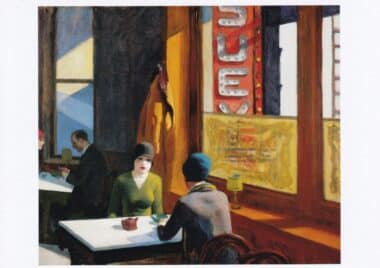 Chop Suey Edward Hopper Realist Modern Art Postcard Print