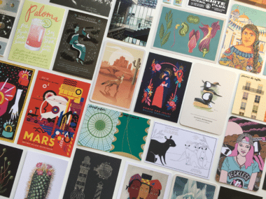 Purchase a year's worth of postcards at a discount from The Postcard Maven!
